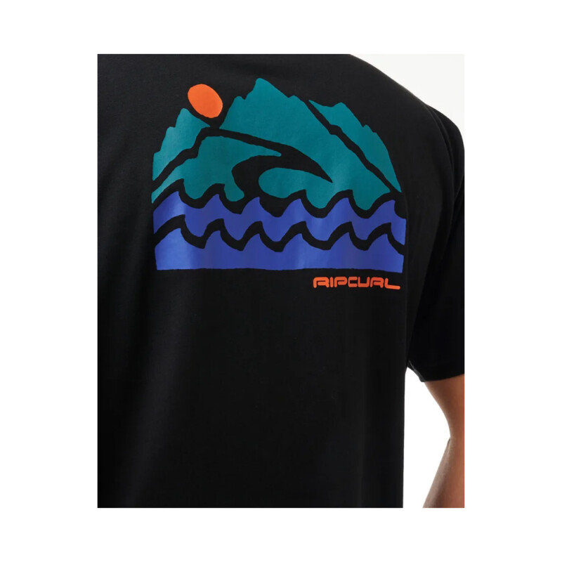 Remera Rip Curl Vaporcool Search Trek Tee - Negro Remera Rip Curl Vaporcool Search Trek Tee - Negro