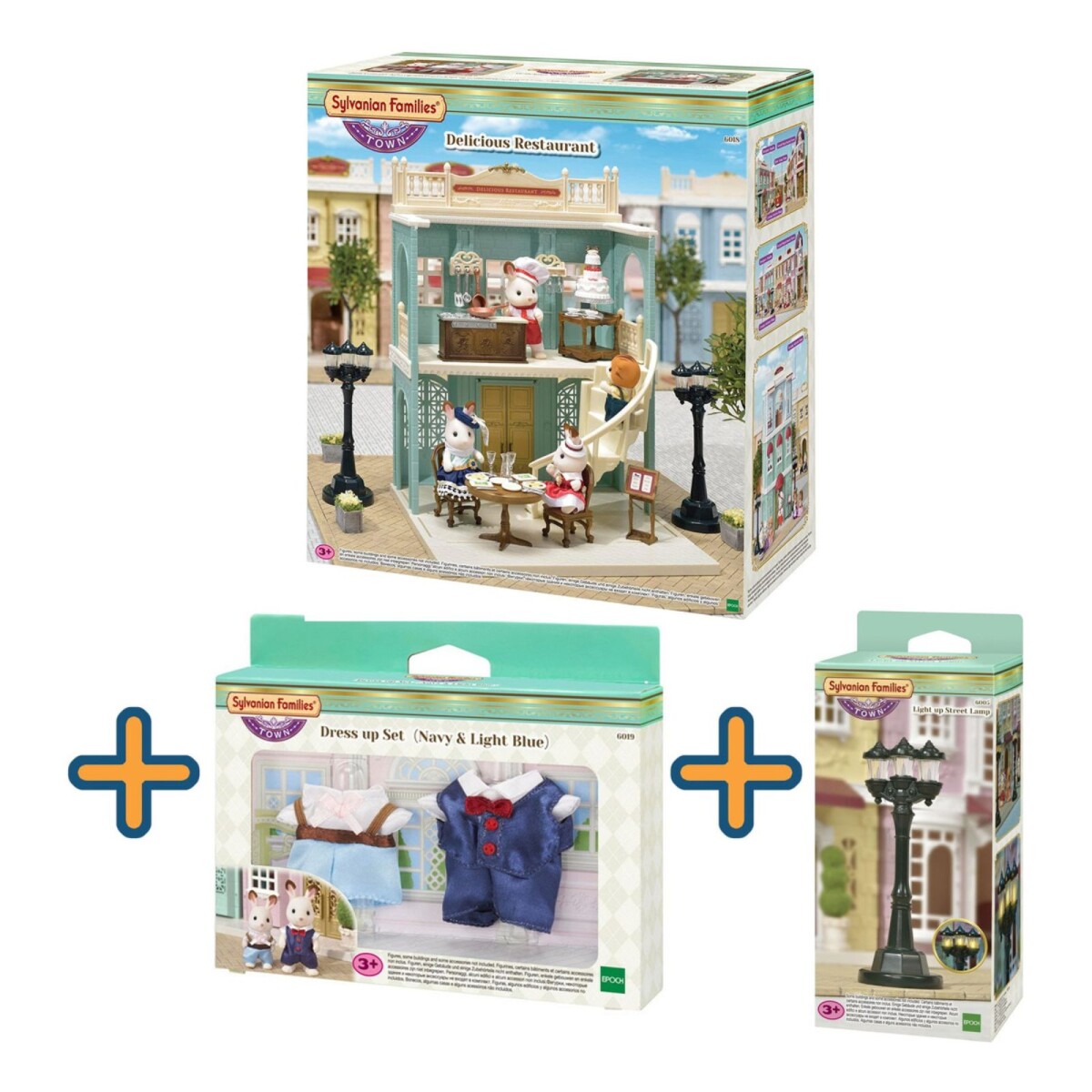 Sylvanian Families Restaurante Town Accesorios + Regalos 