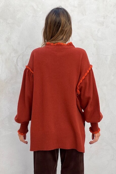 SWEATER HANSI TERRACOTA