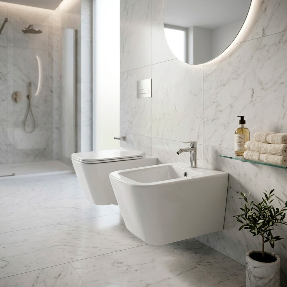 BIDET SUSPENDIDO BLANCO MATE HABITARE Bidet Suspendido Blanco Mate Habitare