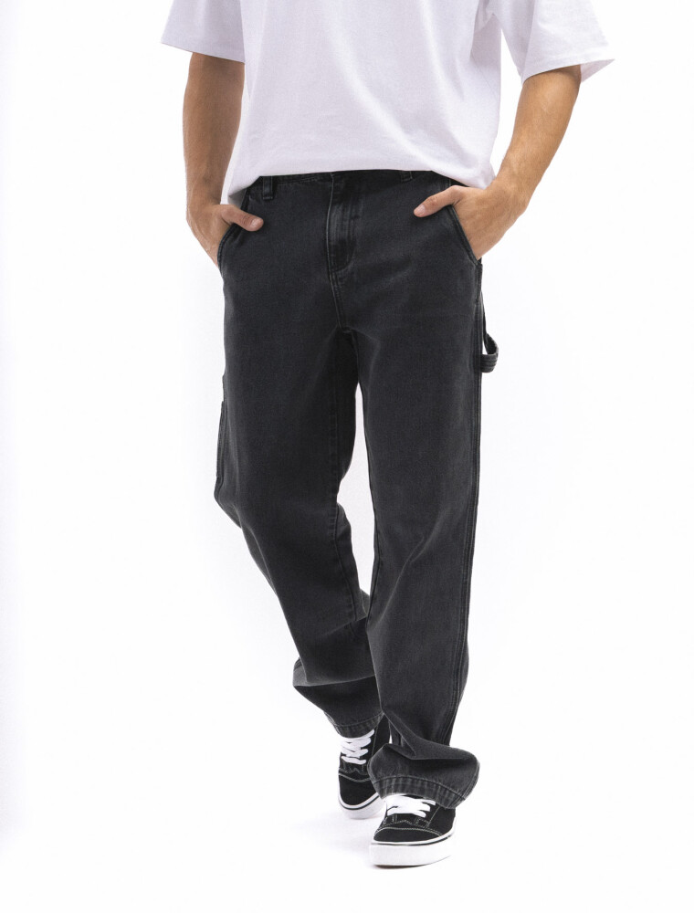 Jean Carpintero Oversized Negro