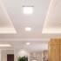 Plafon Led 18w Panel Cuadrado 21x21 Spot Luz Calida Gtia Variante Color Blanco