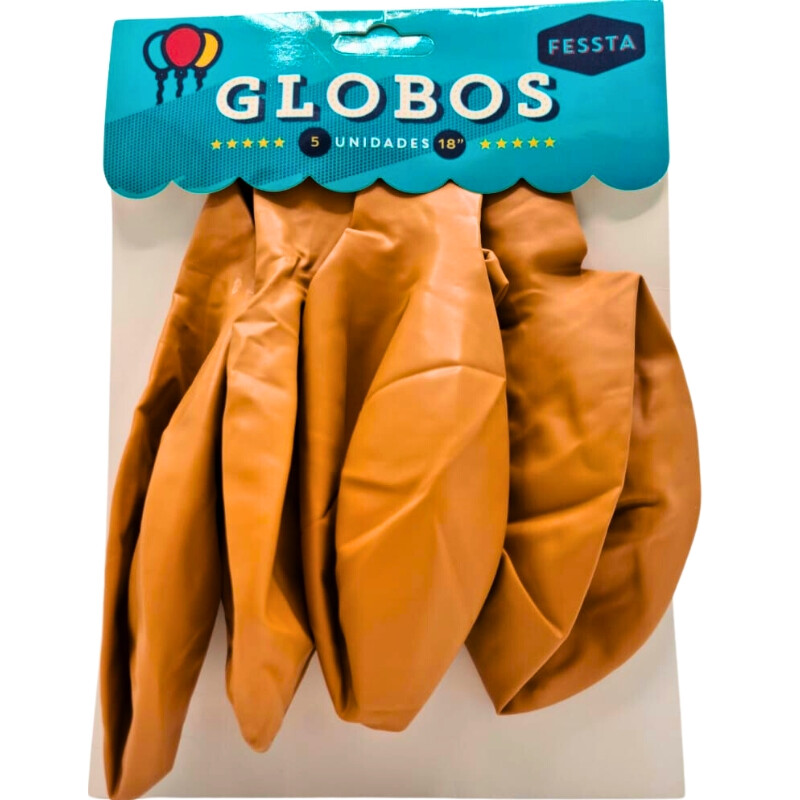 Globos X5 Tamaño R18 Nuez