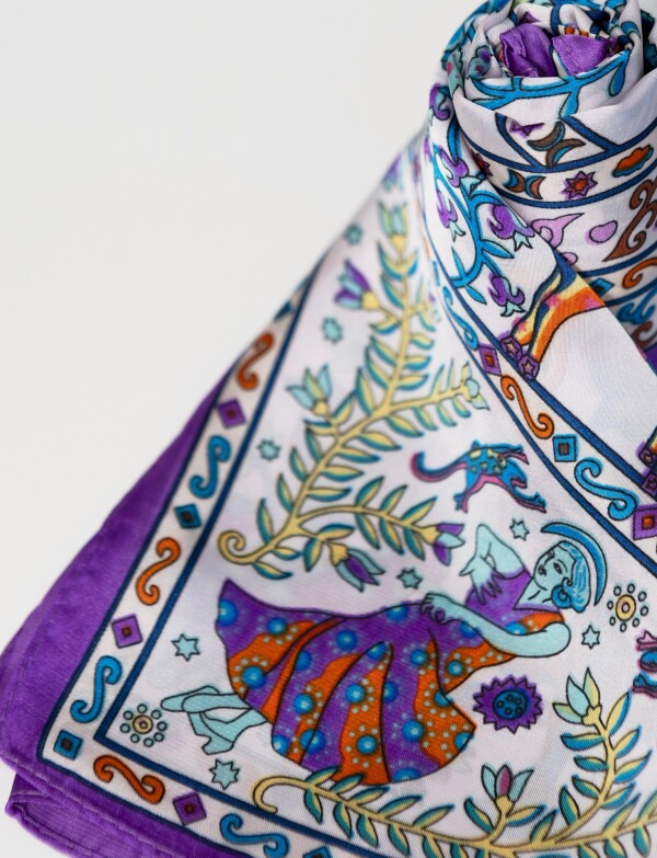 Pañuelo Printed MULTI/VIOLETA