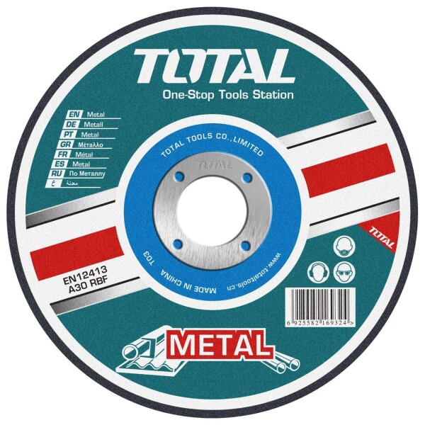 Set 10 Discos Corte Metal Para Amoladora 4.1/2" - 1.2mm Set 10 Discos Corte Metal Para Amoladora 4.1/2" - 1.2mm