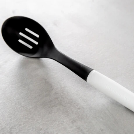 Cuchara de Servir Ranurada Blanca 35 cm Cuchara de Servir Ranurada Blanca 35 cm