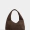 Saca Bandolera Hobo Suede - Marron Chocolate