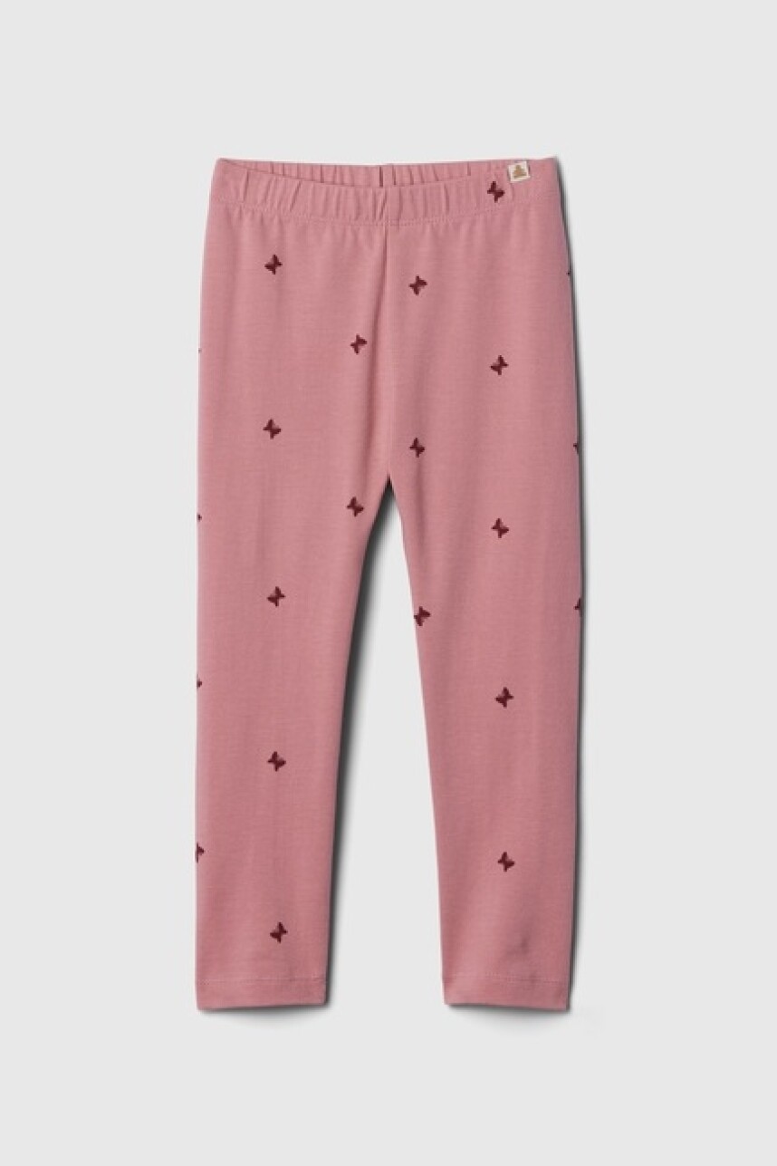 Calza Estampada Toddler Niña Elle Pink
