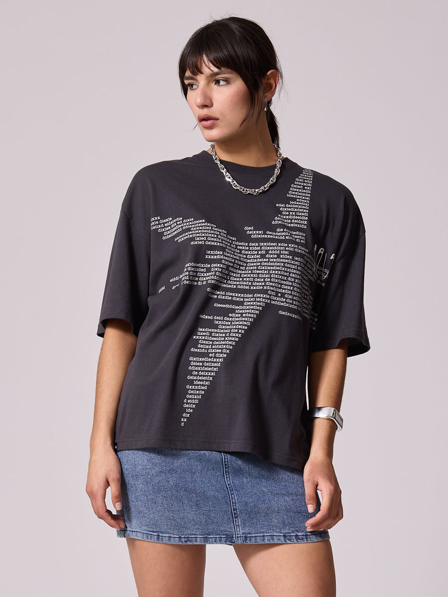 T-SHIRT CAFIL DIXIE Gris Oscuro