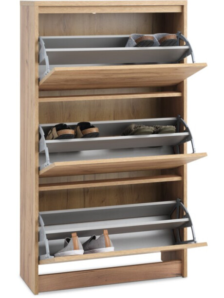 Zapatero LIMFJORDEN 3 compartmientos roble natural Zapatero LIMFJORDEN 3 compartmientos roble natural