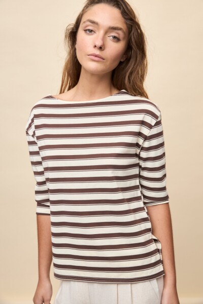 REMERA VOLPAIA Marron