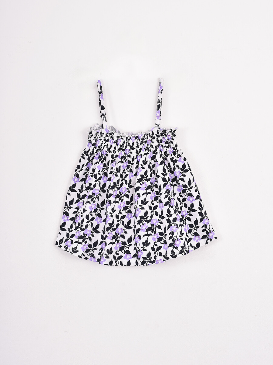 CONJUNTO BLUSA + SHORT - NEGRO 