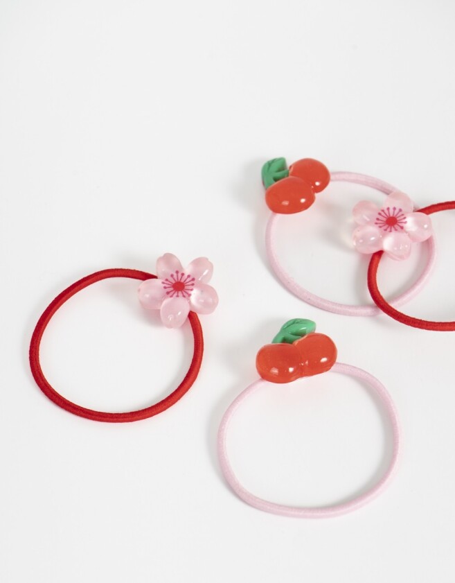 Gomitas Infantiles Frutas Set De Gomitas Elásticas Frutas - Combinacion Tricolor