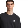 Abrigo Trefoil Essentials French Terry de Hombre Negro