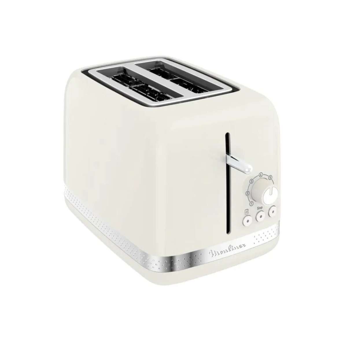 Tostador Moulinex Soleil 7 Niveles De Tostado 2 Ranuras - Color Marfil 850W 