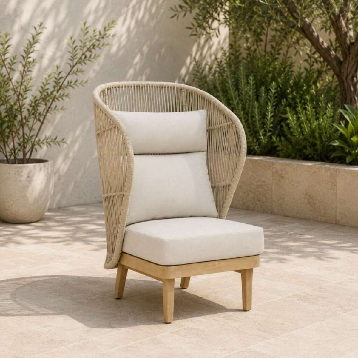 Mali Sillón Individual De Respaldo Alto 