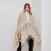 Ruana Cashmere BEIGE/MULTI