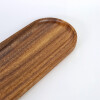 BANDEJA OVAL MARRON COMB 60X15X2CM Unica