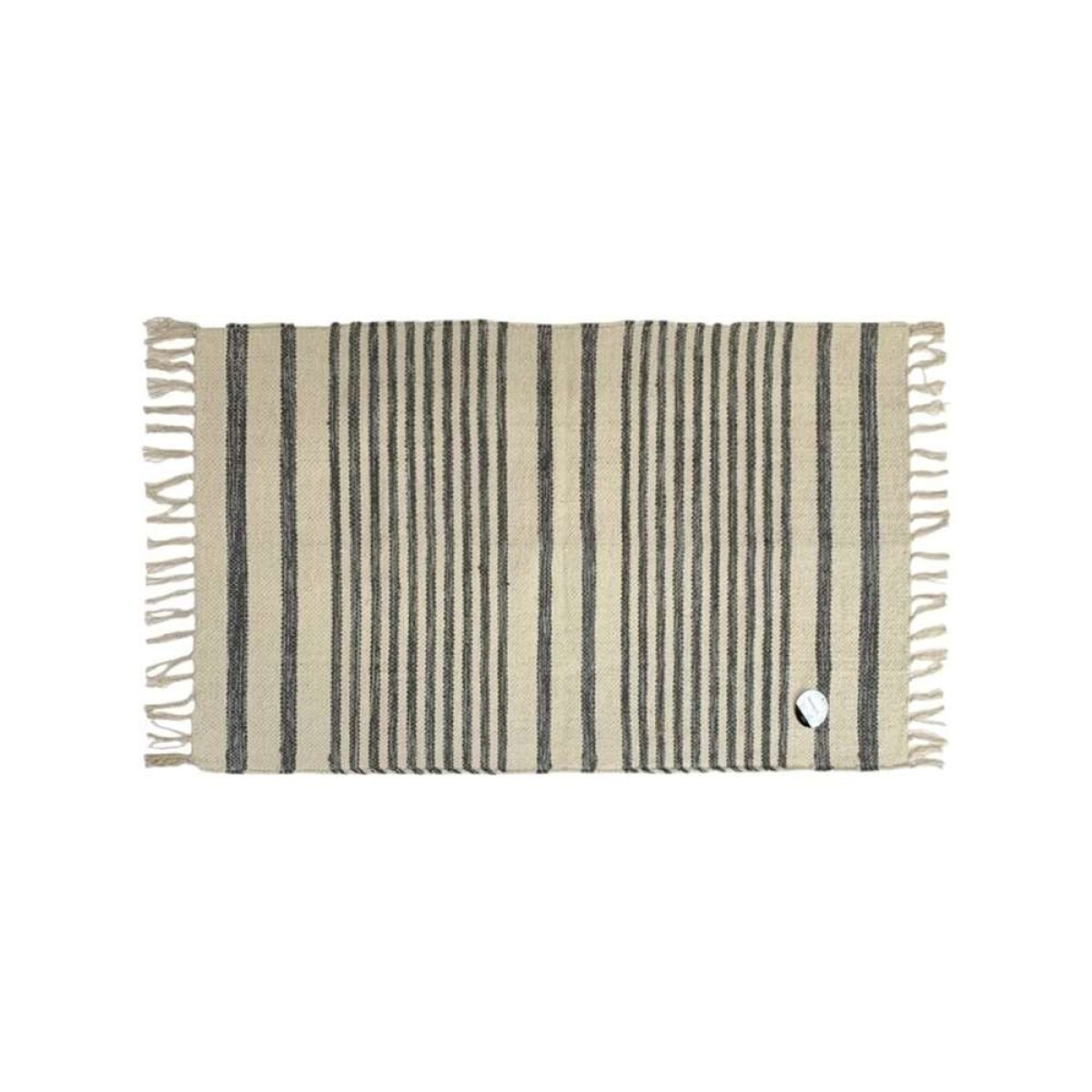Alfombra C/Flecos 69X114Cm - Líneas 