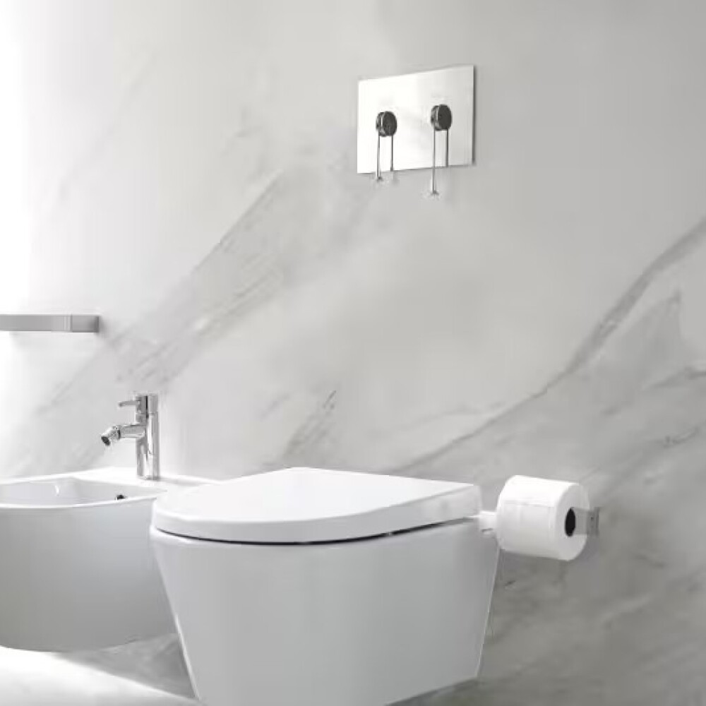 Placa pulsador Less Is More cromo brillo OLI Placa Pulsador Less Is More Cromo Brillo Oli