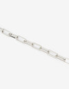 Collares Cortos Metal Collar Corto Metal Eslabones - Plateado Rodio