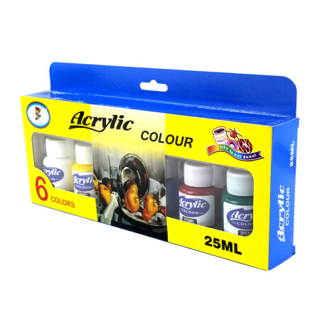 PINTURA ACRILICO X6PCS PINTURA ACRILICO X6PCS