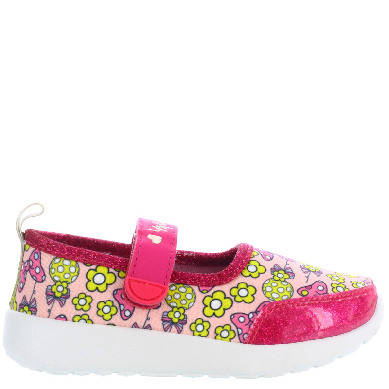 Guillermina de Niños Disney Minnie c/Velcro Rosa - Fucsia