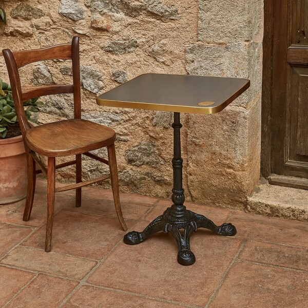MESA DE EXTERIOR GLOWING Negro - CUADRADO/A