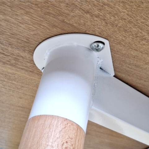Mesa Eames Redonda de Madera para Comedor o Exterior Mesa Eames Redonda de Madera para Comedor o Exterior