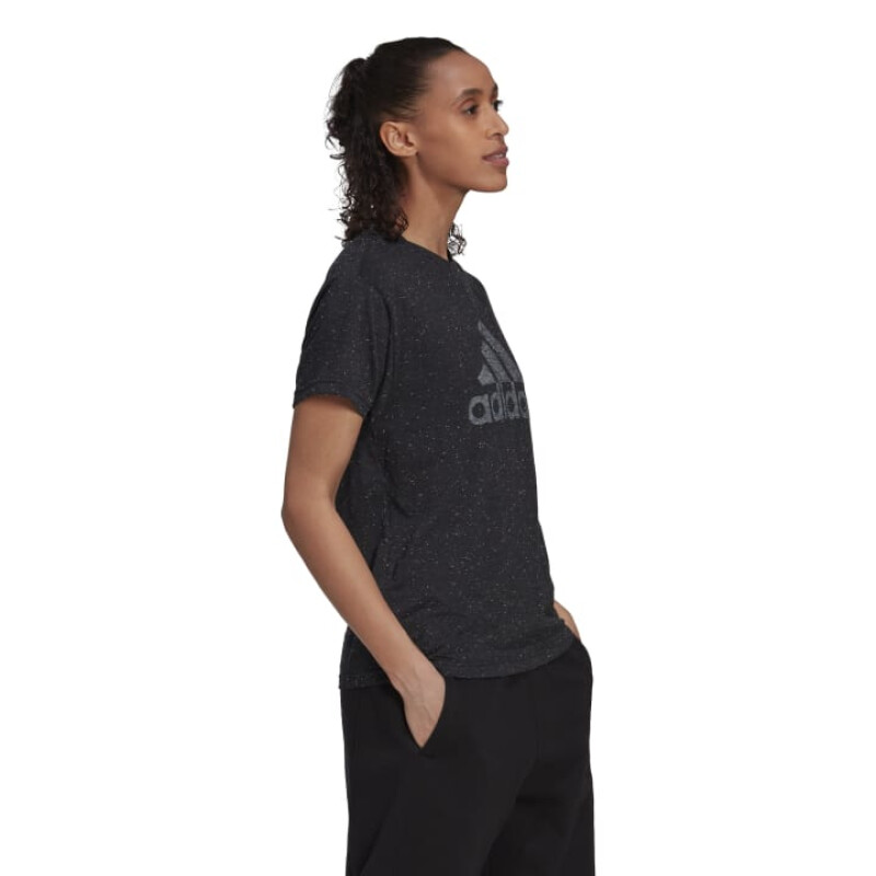 Remera Adidas Icons Winners 3 de Mujer - HI3680 Negro