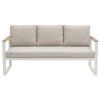 JGO DE JARDIN BCO C/ALMOHADONES BEIGE COMB 4PZAS Unica