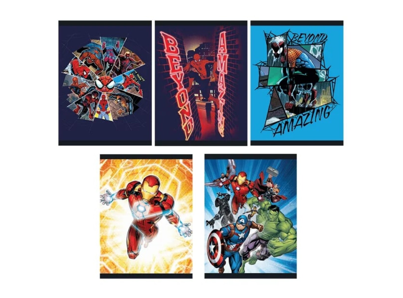 Cuaderno Campus Rayado Licencias 96 Hojas Engrampado - Avengers 