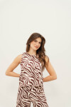 BLUSA ARIA REDDISH BROWN ZEBRA BLUSA ARIA REDDISH BROWN ZEBRA
