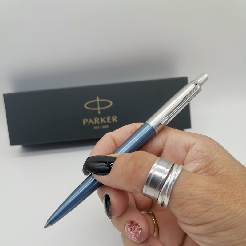 Lapicera Parker Azul Grisáceo
