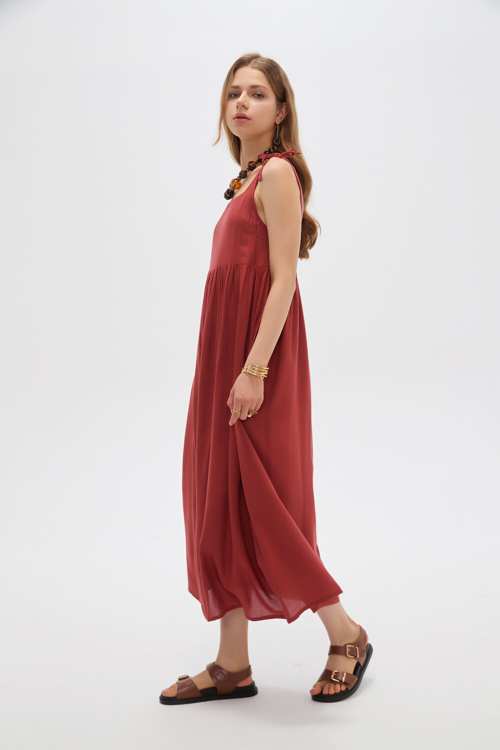 Vestido Adonid Terracota