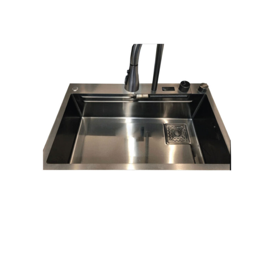Pileta Simple con Griferia Black 75 x 46 cm Pileta Simple con Griferia Black 75 x 46 cm