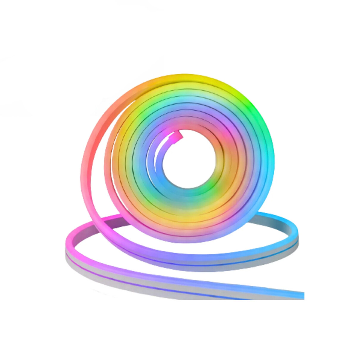 Kit Completo Cinta Tira Led Neon Flexible 5 Metros Rgb 