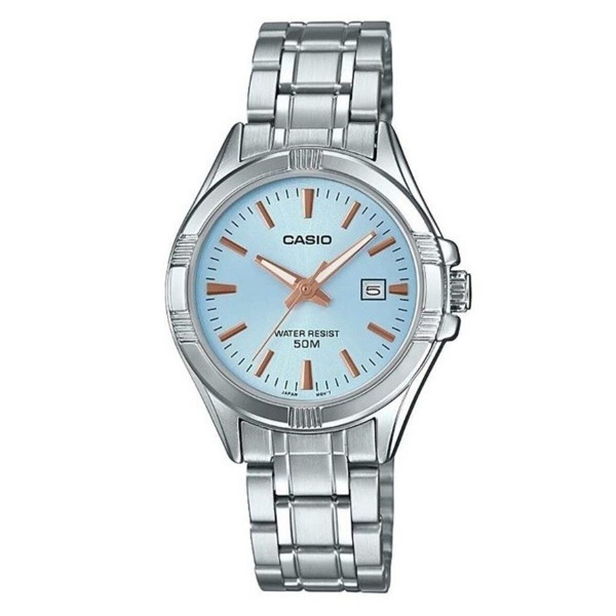 Reloj Casio Clasico Acero Plata 