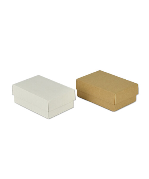 CAJA ECO 03 - 08X04,5X12 cm REVERSIBLE BLANCO - MADERA