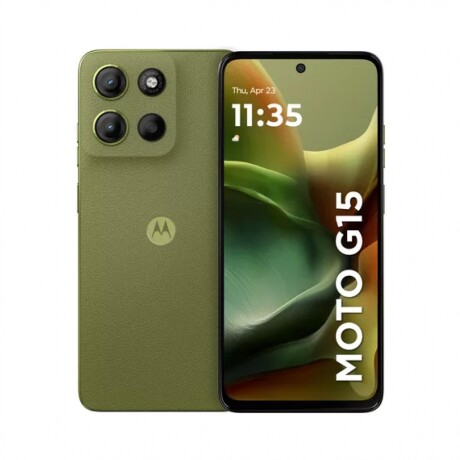 CEL MOTO G15 DS 4GB 256GB MO-XT2521-2 Motorola G15 4G 6,7' 4G 256GB 4GB RAM Cámara 50 Mpx - Verde