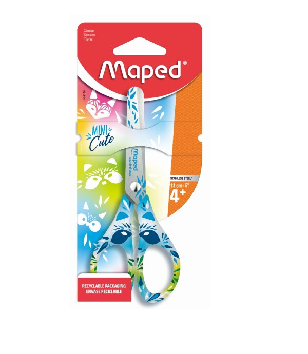 TIJERA MAPED MINI CUTE 13CM BLISTER Único