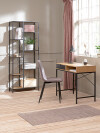 Escritorio TRAPPEDAL 48x95 roble/negro Escritorio TRAPPEDAL 48x95 roble/negro