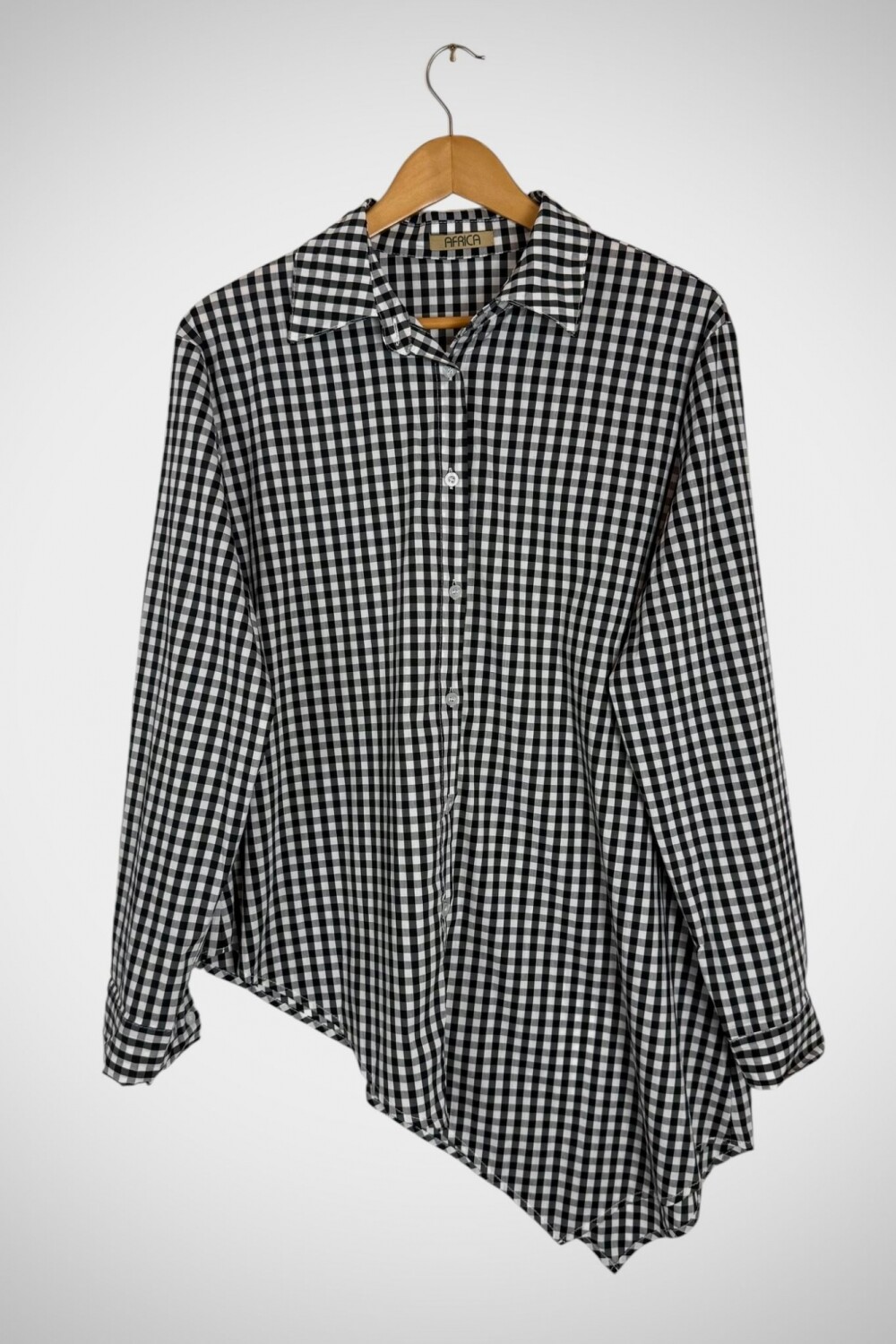 CAMISA C/ALGODON VILD BLANCO/NEGRO CAMISA C/ALGODON VILD BLANCO/NEGRO