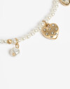 Pulseras Flexibles Perlas Pulsera Flexible Multicharm - Dorado