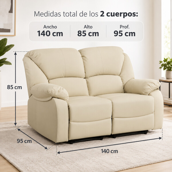 Sillón 2 Cuerpos Reclinable Lk-512 Olt OLT SILLON MASAJEADOR 2 CUERPOS LK-512