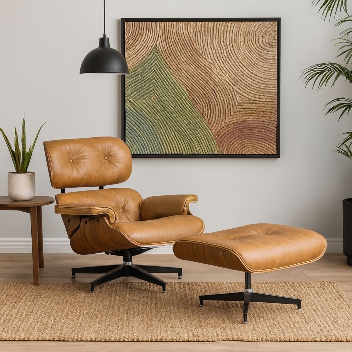 Poltrona EAMES Marrón 