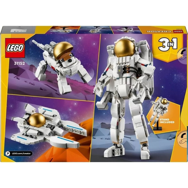Lego Creator 3 En 1 Astronauta Espacial 647 Pcs 31152 Lego Creator 3 En 1 Astronauta Espacial 647 Pcs 31152