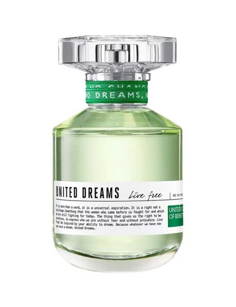 Perfume Benetton United Dreams Live Free For Her EDT 80ml Original Perfume Benetton United Dreams Live Free For Her EDT 80ml Original