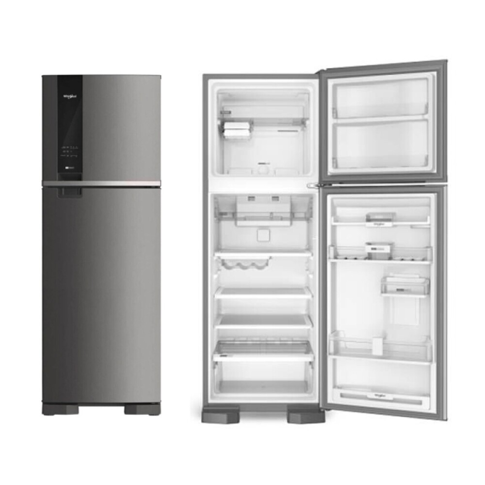 HELADERA TOP MOUNT -Eficiencia Energetica B acero inoxidable