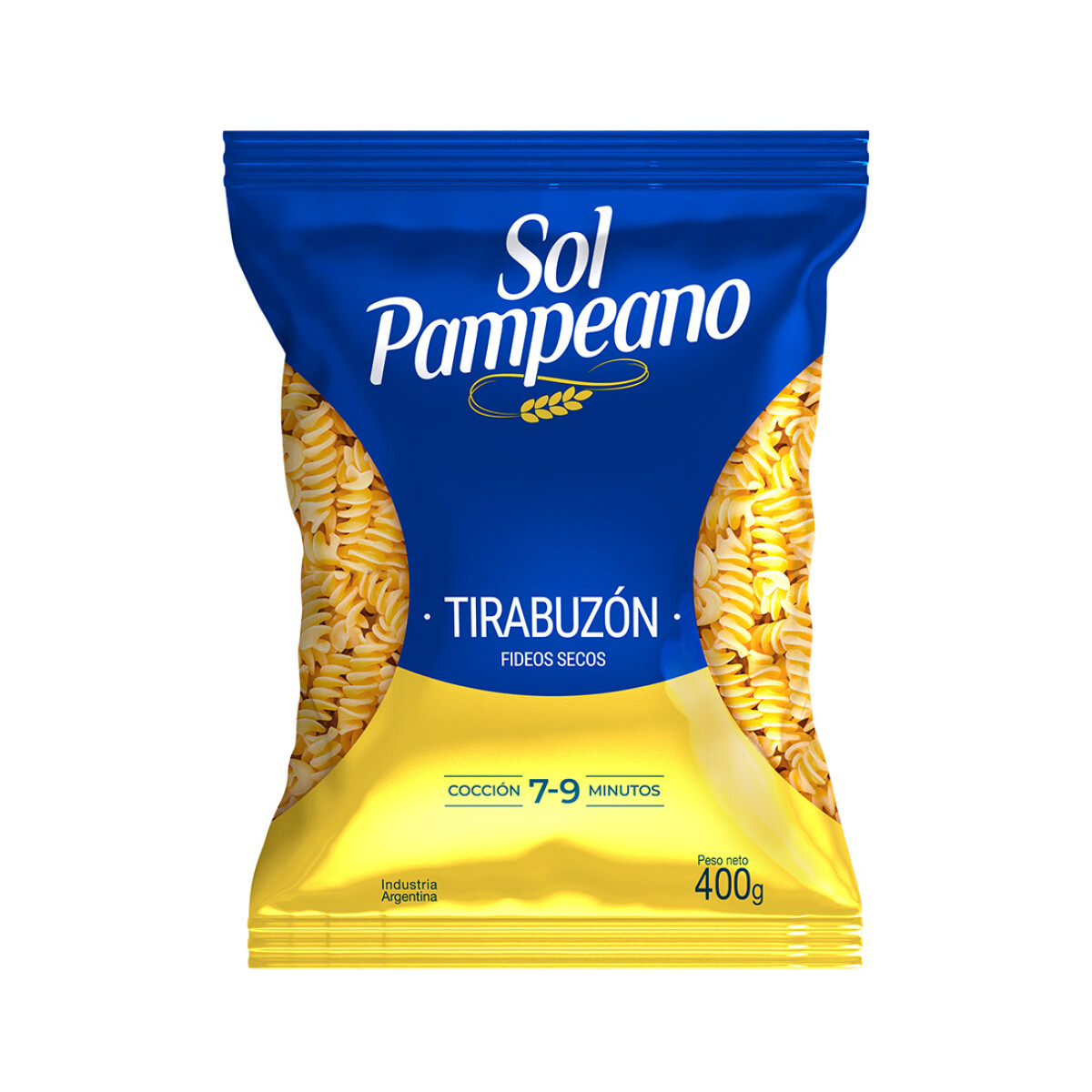 FIDEOS SOL PAMPEANO TIRABUZON 400G 